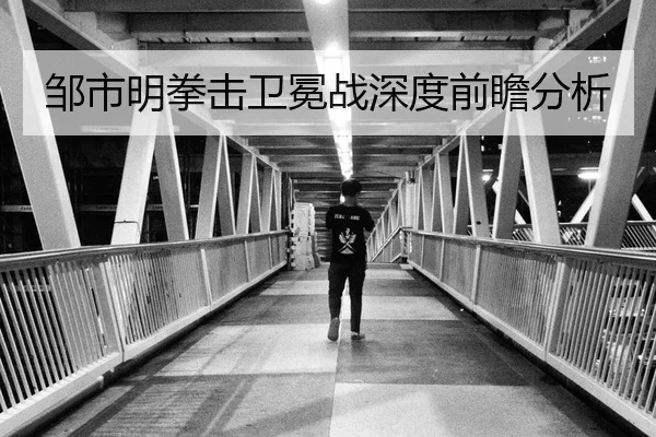 邹市明拳击卫冕战深度前瞻分析